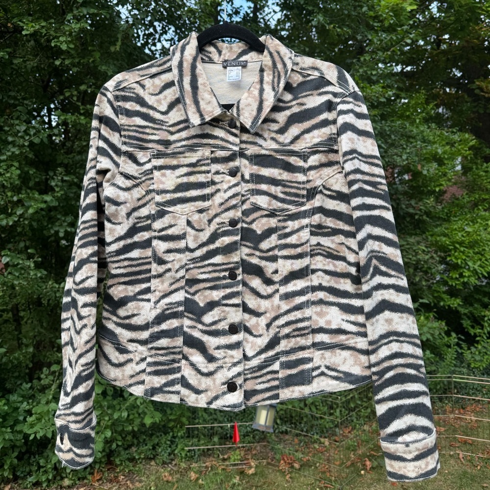 Venus Women's Zebra Print Jacket